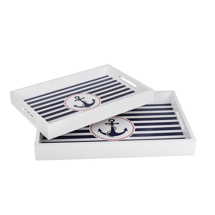 Serveringsbrett 2stk 35cm/30cm Anker