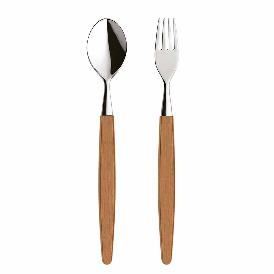 Skaugum Bestikk Teak Serveringssett