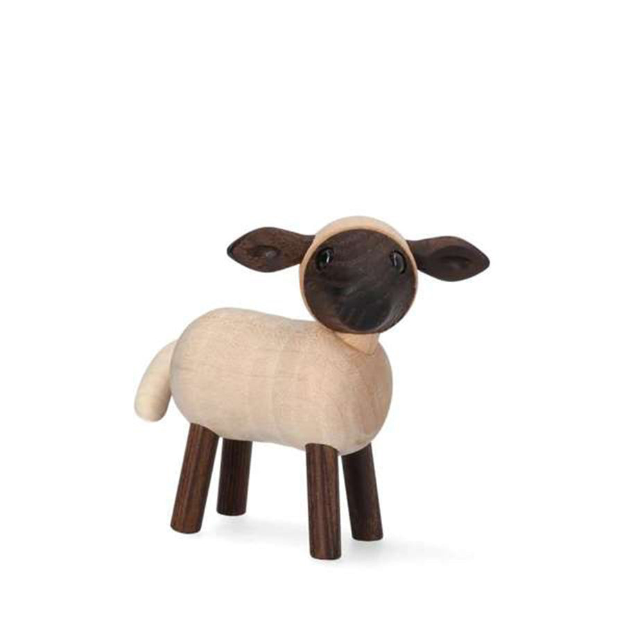 SPRING COPENHAGEN: Spring Copenhagen Wooden Figures Will – liten trefigur av sau i naturtre, mildt uttrykk og skandinavisk design Will