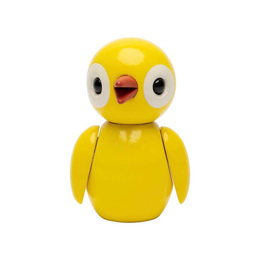 Spring Copenhagen Wooden Figures Youthful Yellow Fuglefigur i Tre