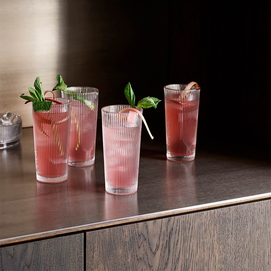 Stelton Pilastro Longdrinkglass 30cl 4pk
