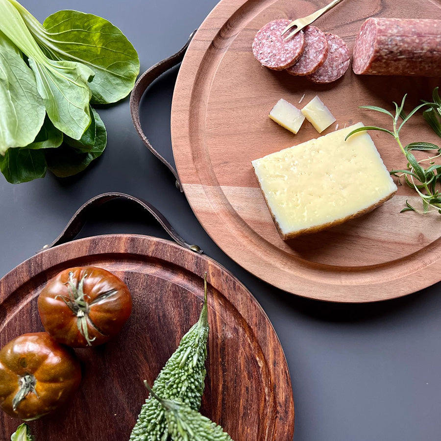 Stuff Design Rund Skjærefjøl 32x32cm Natural