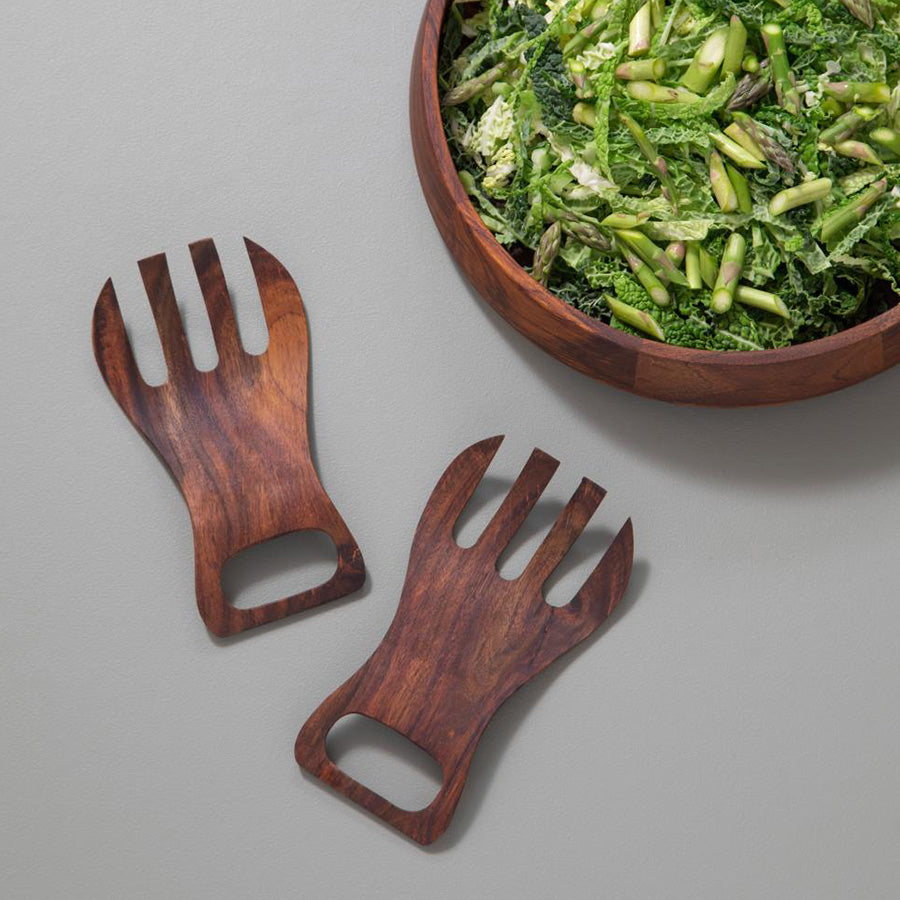 Stuff Design Salatbestikk Mørk Brun 2pk