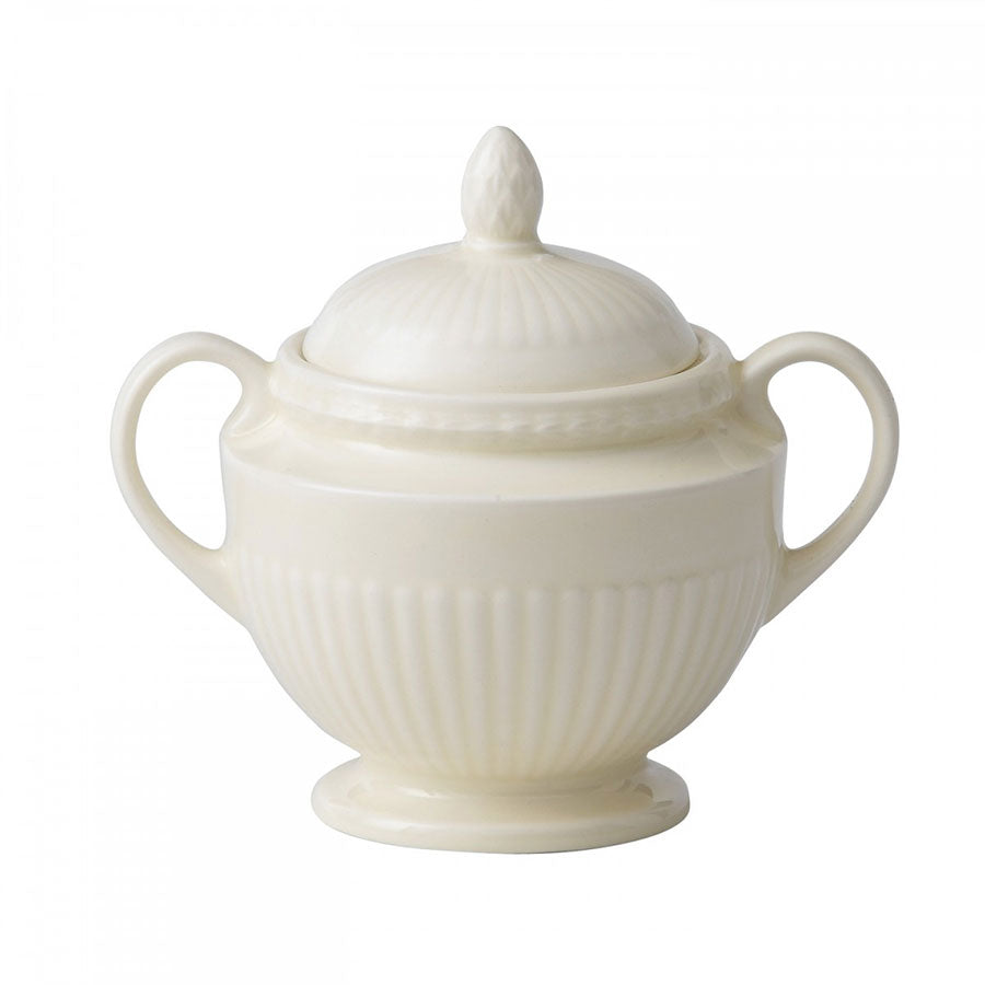 Wedgwood Edme Plain Sukkerkopp m/Lokk 8cm