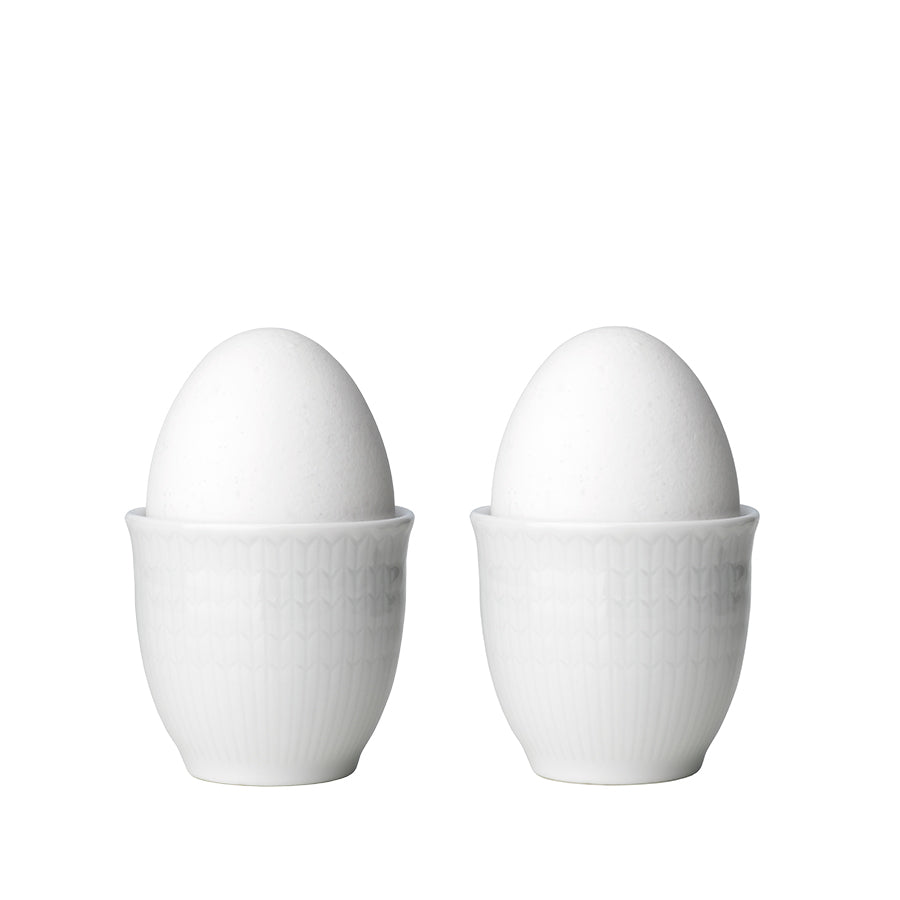Swedish Grace Eggeglass 4cl Snø/Hvit 2pk