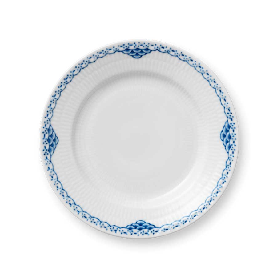 Royal Copenhagen Prinsesse Blå Tallerken 17 cm