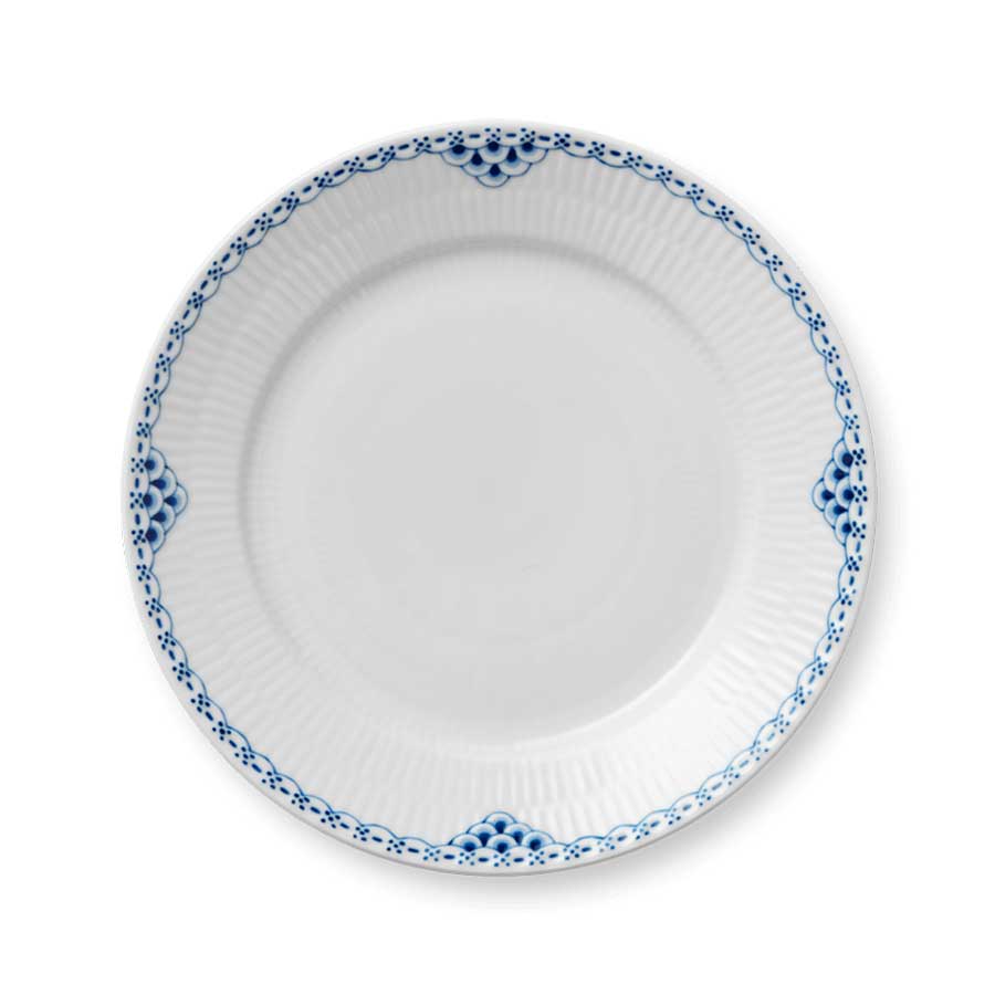 Royal Copenhagen Prinsesse Blå Tallerken 22cm