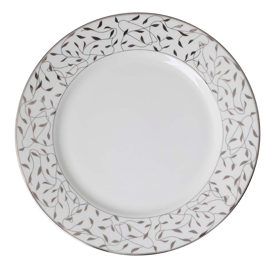 Porsgrunds Porselænsfabrik Cecilie Platinum Tallerken Flat 27 cm