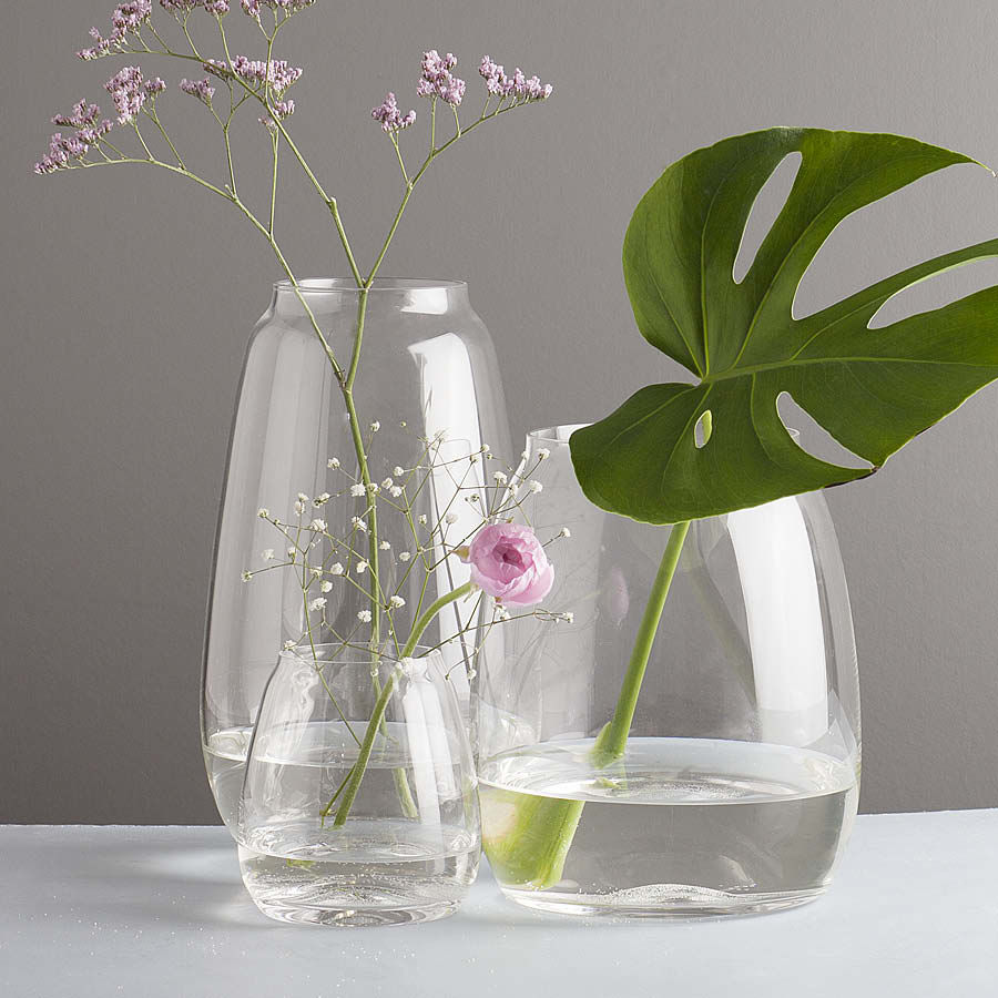 Hadeland Glassverk Siccori Vase 11 cm Klar