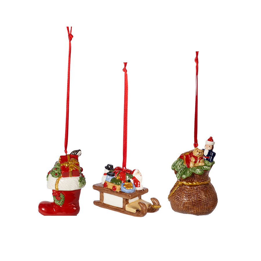 Villeroy & Boch Nostalgic Ornaments Julepynt Gaver 3stk