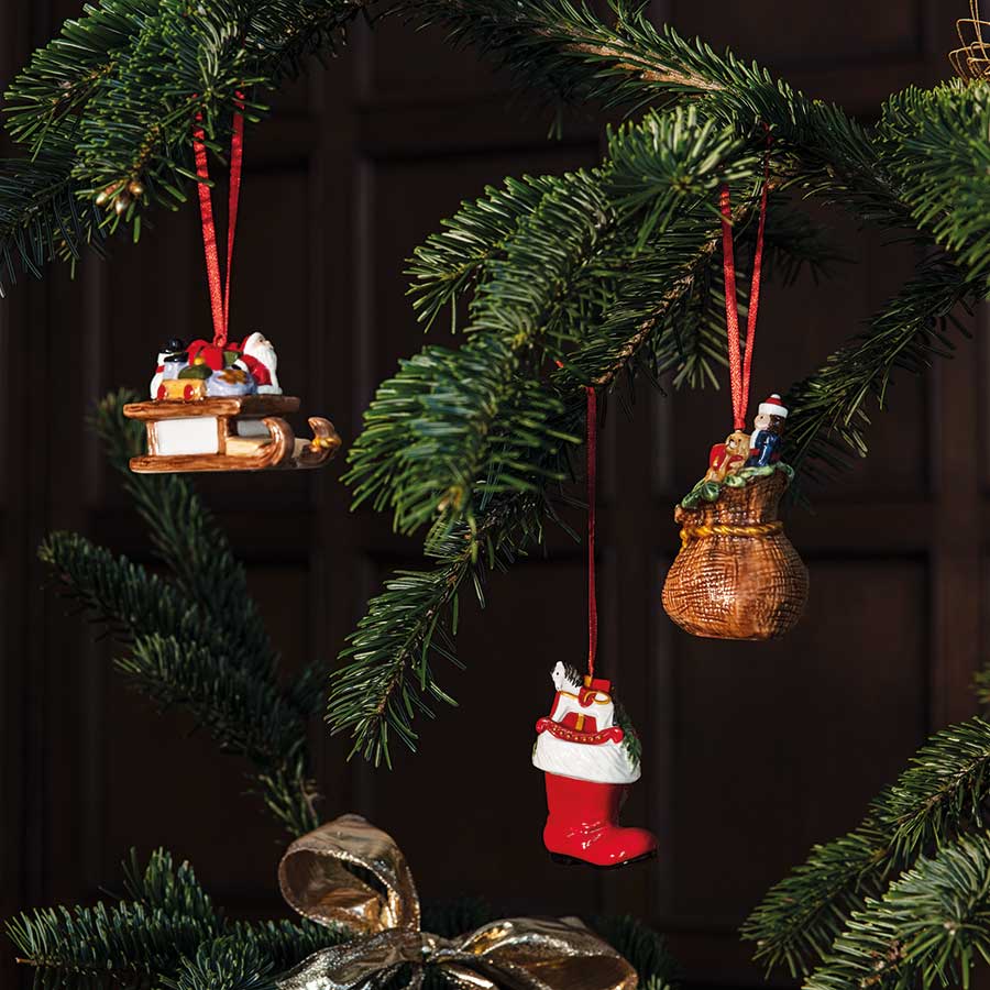 Villeroy & Boch Nostalgic Ornaments Julepynt Gaver 3stk