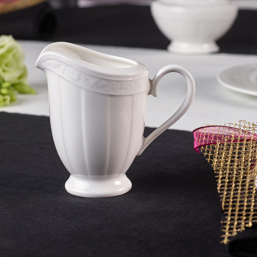 Villeroy & Boch White Pearl Fløtemugge 25cl