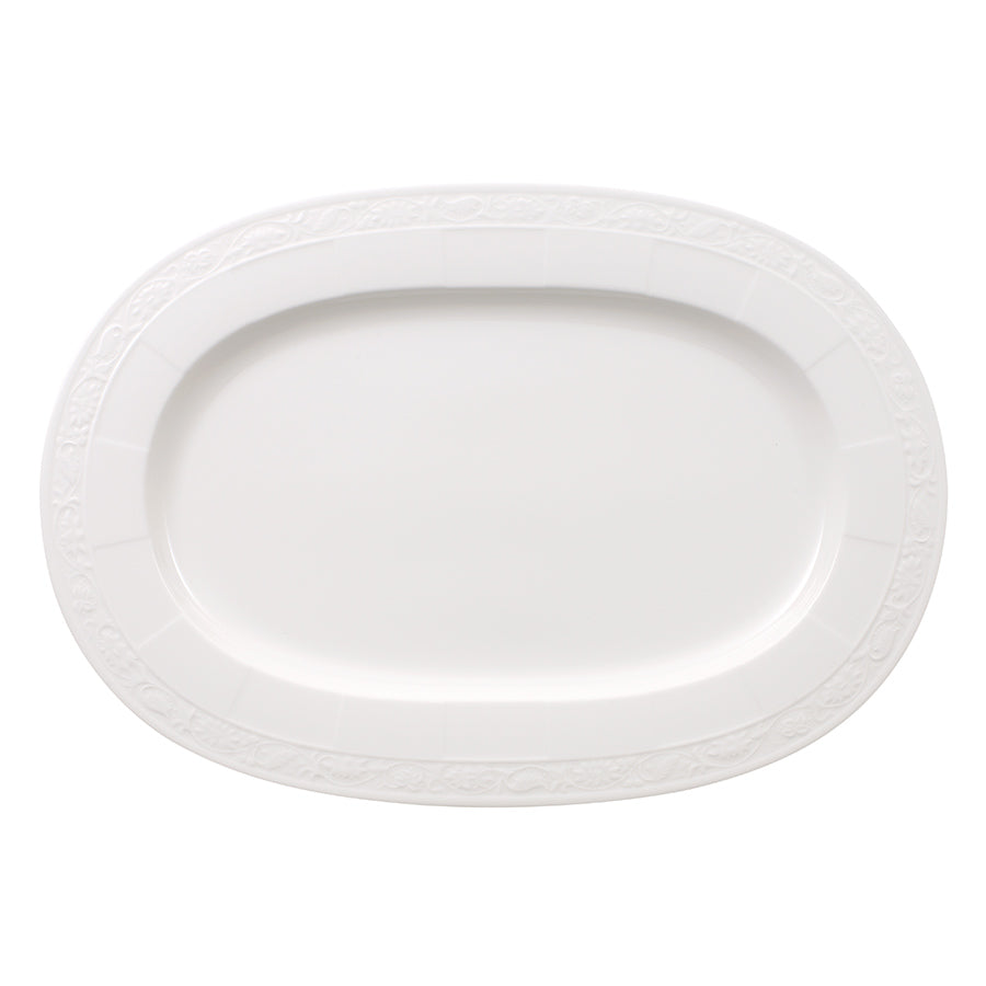 Villeroy & Boch White Pearl Ovalt Fat 41cm