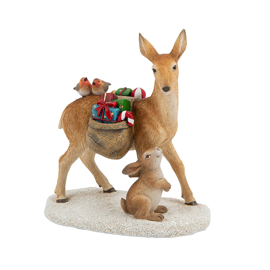 Villeroy & Boch Winter Collage Accessories Figur Hjortekalv m/Gaver
