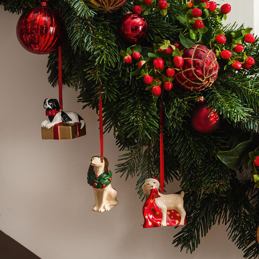 Villeroy & Boch Nostalgic Ornament Hund Julepynt 3pk