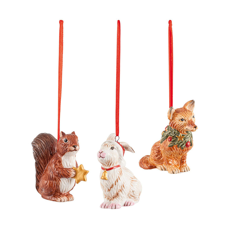 Villeroy & Boch Nostalgic Ornaments Julepynt Skogsdyr 3pk