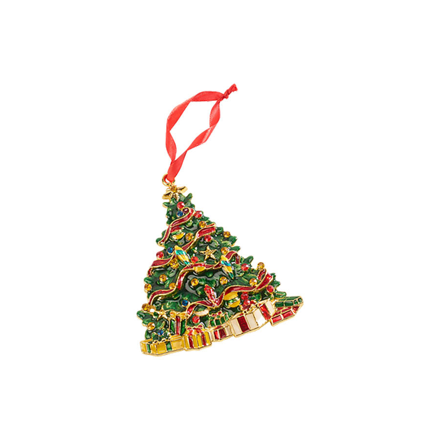 Villeroy & Boch Winter Collage juletrepynt i klassisk design med gull- og fargedetaljer, dekorativ til juletre og bordpynt.