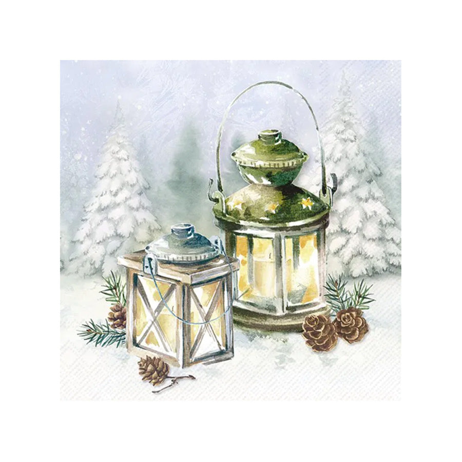 Vinding Servietter A Frosty Night 33x33cm 12pk