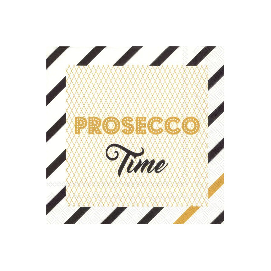 Vinding Servietter Prosecco Time Gold Time 25x25cm 12pk