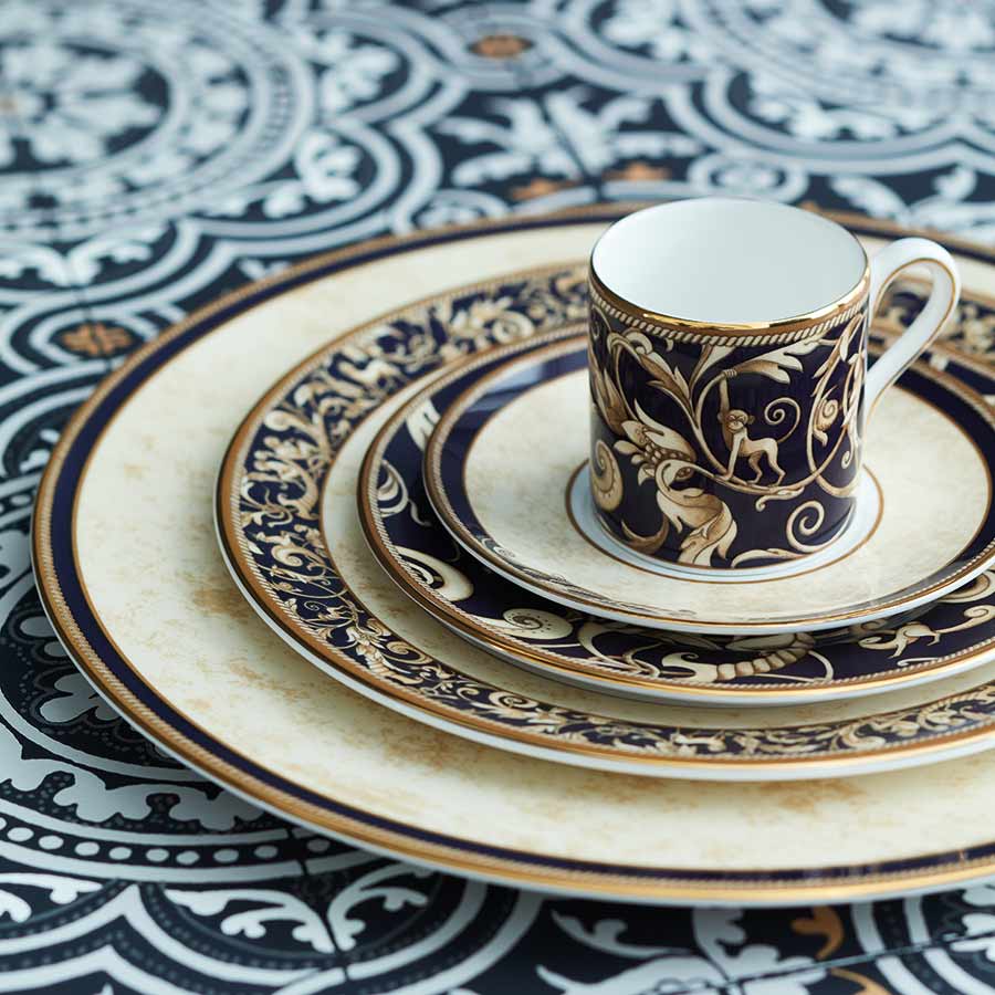 Wedgwood Cornucopia Kaffekopp med Skål