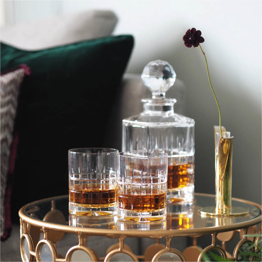 Hadeland Glassverk Kube Whisky Karaffel 80 cl