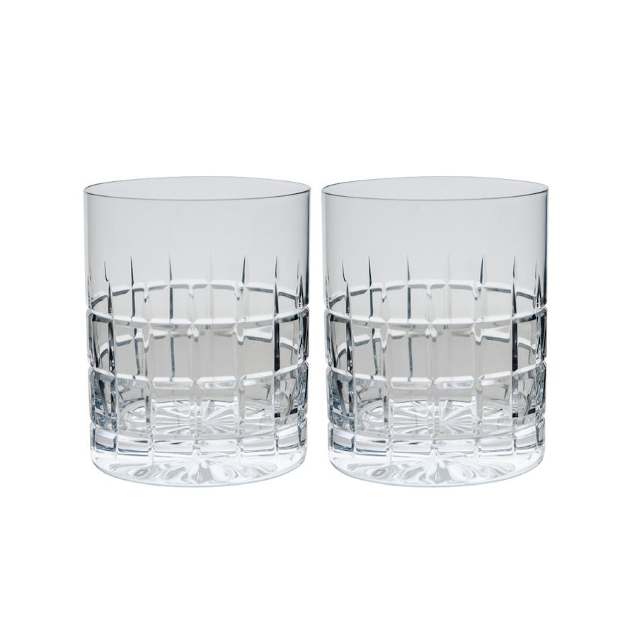 Hadeland Glassverk Kube Whiskyglass 35 cl 2-pk