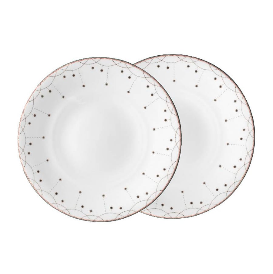 Wik & Walsøe Julemorgen Girlander Tallerken 28cm 2pk