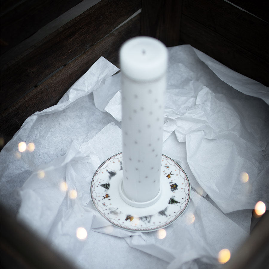 Wik & Walsøe Julemorgen Story Lysestake 5cm