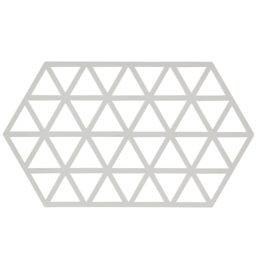 Zone Denmark Bordskåner Warm Grey Triangles 24cm