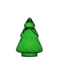 Hadeland Glassverk Juletre Glass Grønn Optikk 127mm 