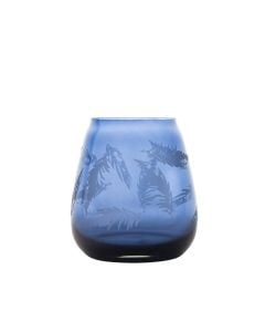 Hadeland Glassverk Stille Bevegelser Vase 110Mm Blå