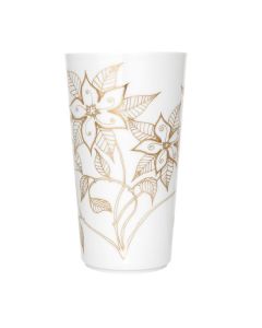 Porsgrunds Porselænsfabrik Vase Maud Indian Blossom Gold 27cm