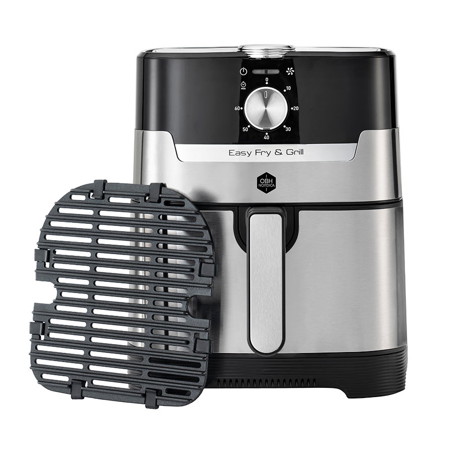 OBH Nordica Easy Fry & Grill Classic+ 2in1 Airfryer Sølv