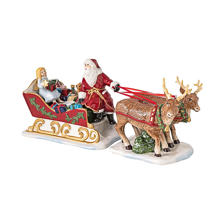 Villeroy & Boch Christmas Toy's Julenisse med Slede